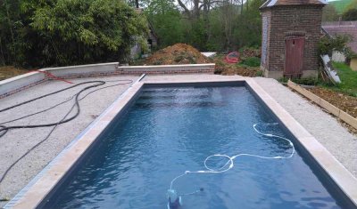 Construction d'une piscine béton dans une maison à Auxerre
